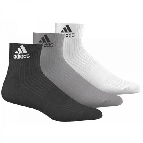 Meia Adidas Ankle Mid Cushion | Kit C/ 3 Pares