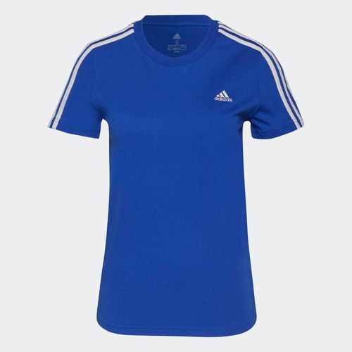 Camiseta Adidas Essential Slim 3-Tripes Feminino