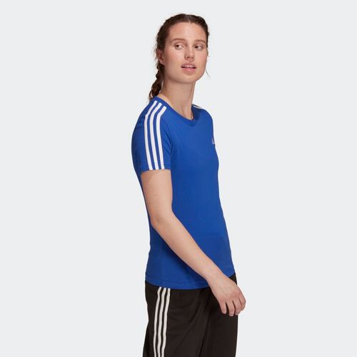 Camiseta Adidas Essential Slim 3-Tripes Feminino
