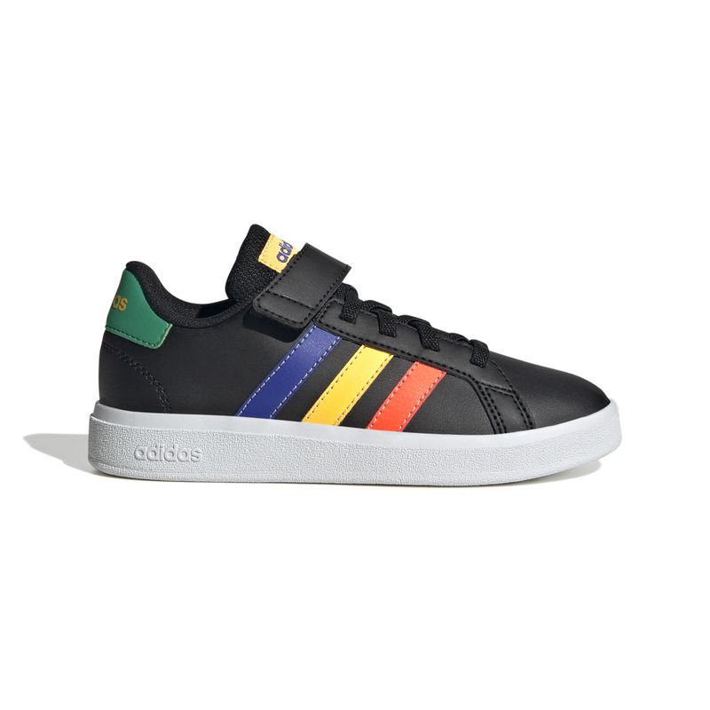 Tênis Adidas Grand Court 2.0 Elastic Lace and Top Strap Infantil _P01