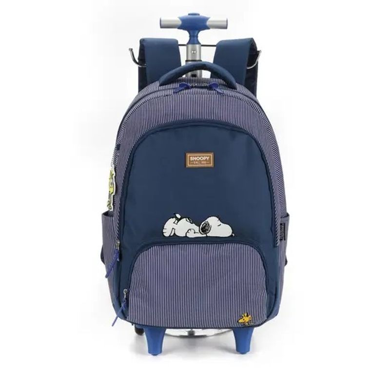 Mochila Luxcel de Rodinha Escolar Snoopy Peanuts _P01