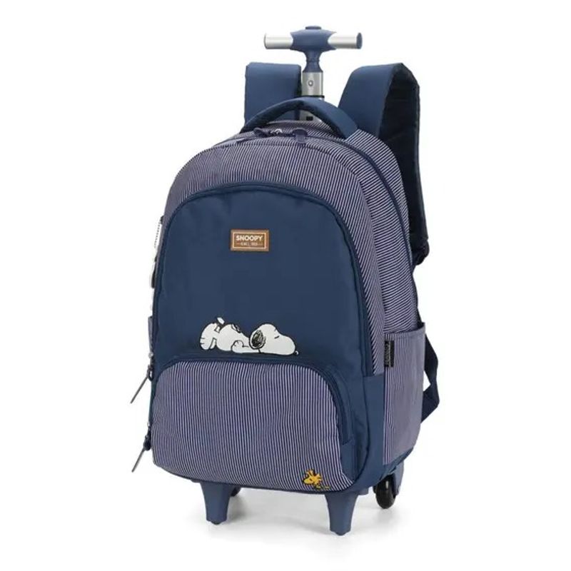 Mochila Luxcel de Rodinha Escolar Snoopy Peanuts _P04