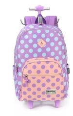 Mochila Up4You De Rodinhas Com Bolinhas_P01