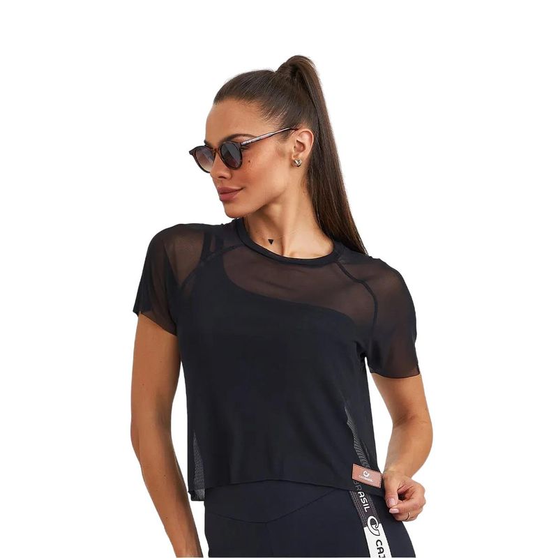 Cropped Cajubrasil Tule Com Trançado_P01