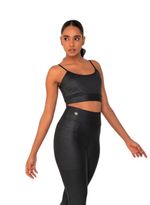 Calça Amei Legging Com Bolso Laterais Croco_P02