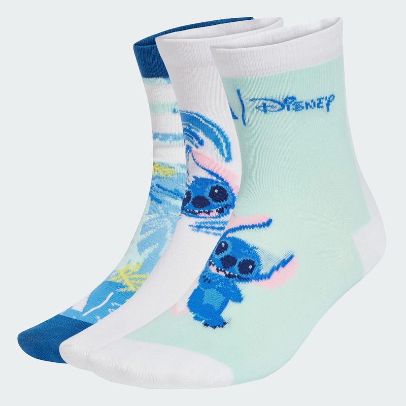 Kit Meia Adidas Lilo Stitch Disney 3 Pares_P01