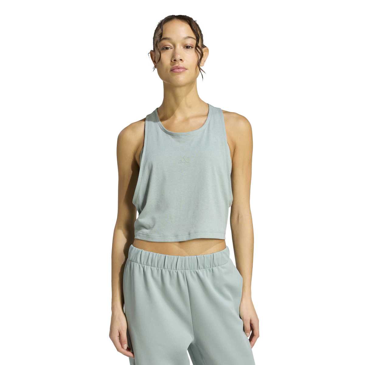 Regata Adidas Cropped Yoga Essentials Feminina