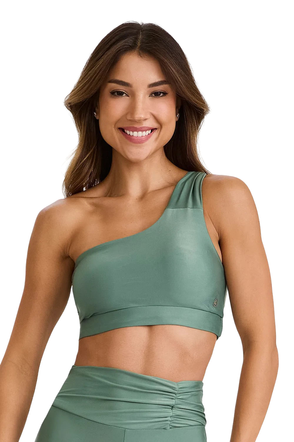 Top Cajubrasil Ombro Só com alta compressão Feminino