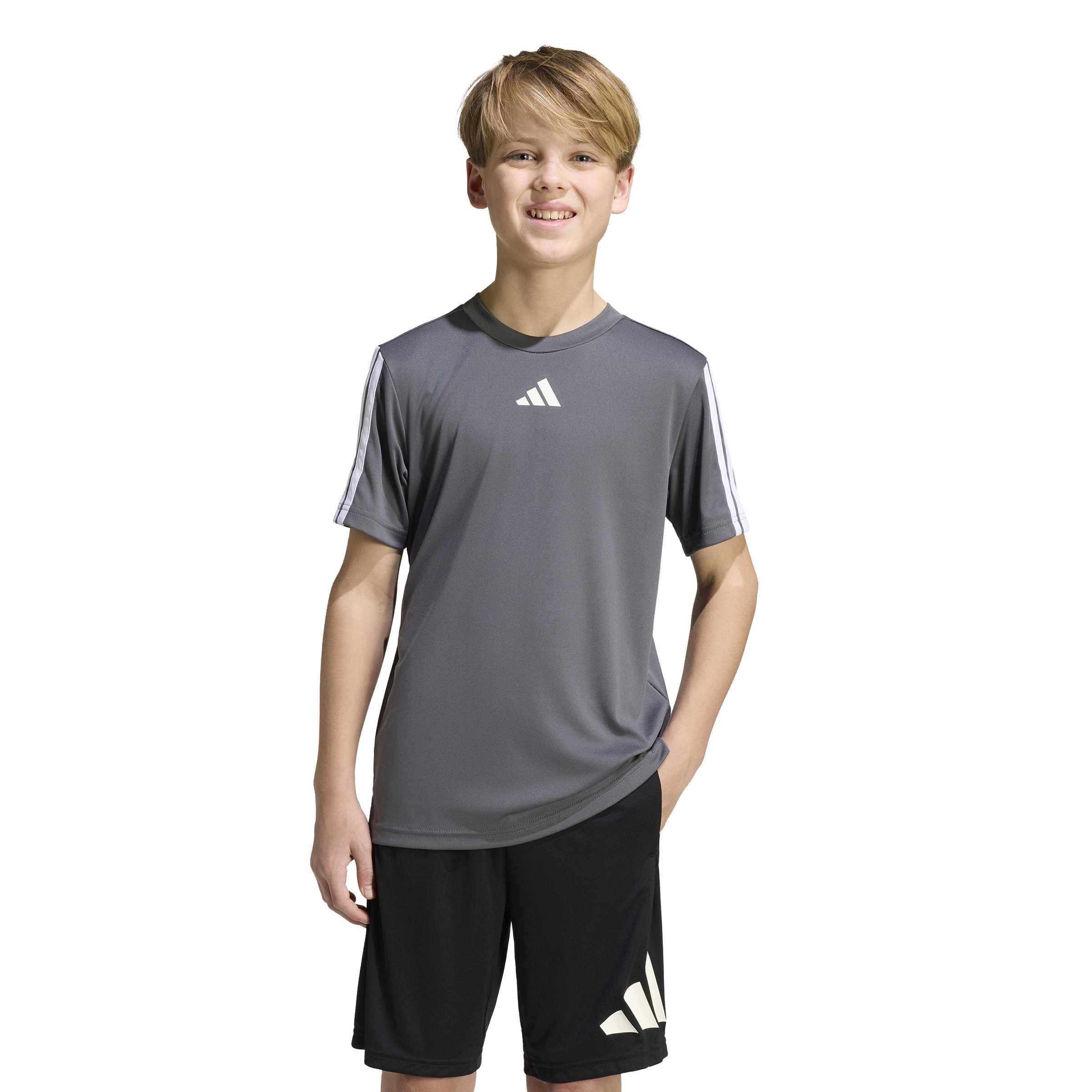 Camiseta Adidas Essentials 3-Stripes Infantil
