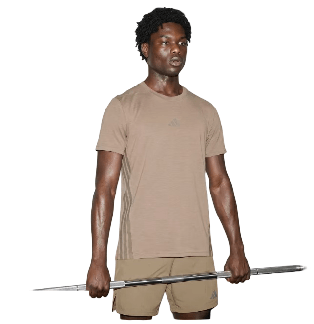 Camiseta Adidas de Treino 3 Listras Designed 4 Masculina